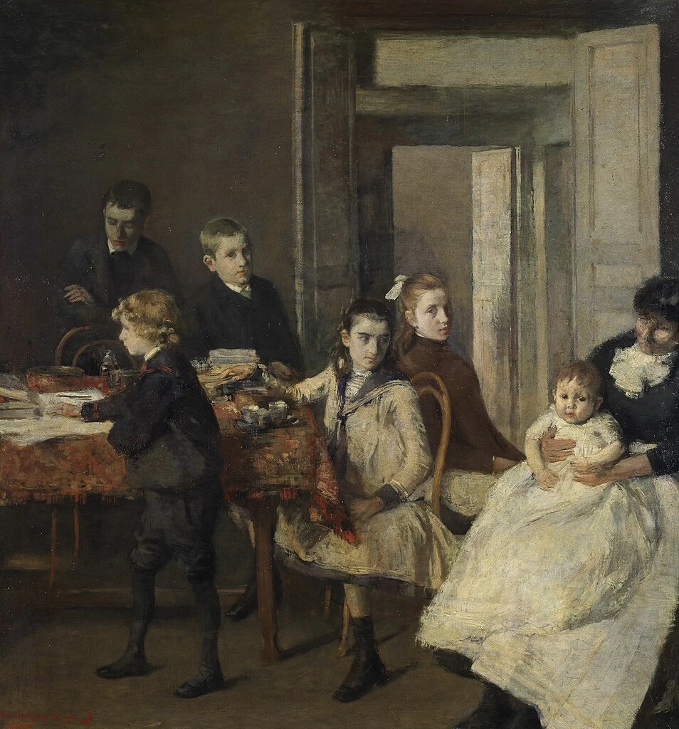 I figli di François Van Rysselberghe - Museo delle Belle Arti, Gand
